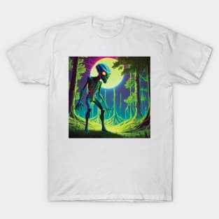 Creature Wandering in the Woods T-Shirt